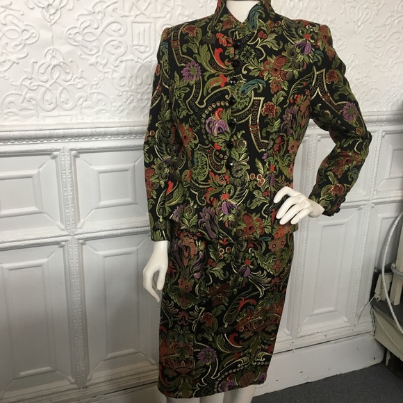Christian Lacroix Dresses & Skirts - Christian Lacroix Brocade Skirt Jacket Suit Christian Lacroix Dresses & Skirts - Christian Lacroix Brocade Skirt Jacket Suit